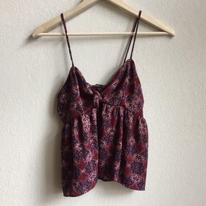 Bohemian Tie Crop Top